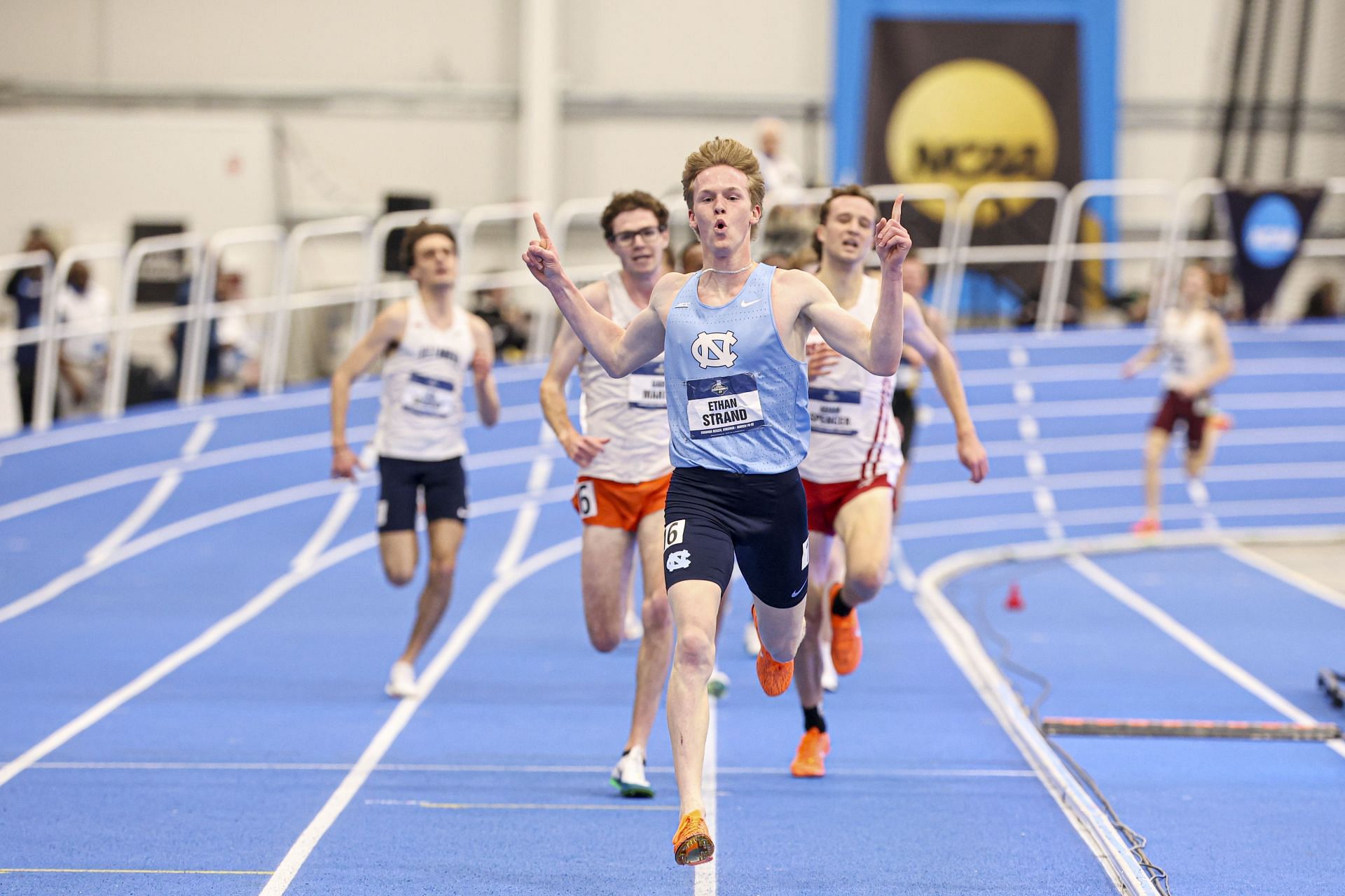 Wolfe at the 2025 NCAA Division I Indoor Track and Field Championships (Image Source: Getty)